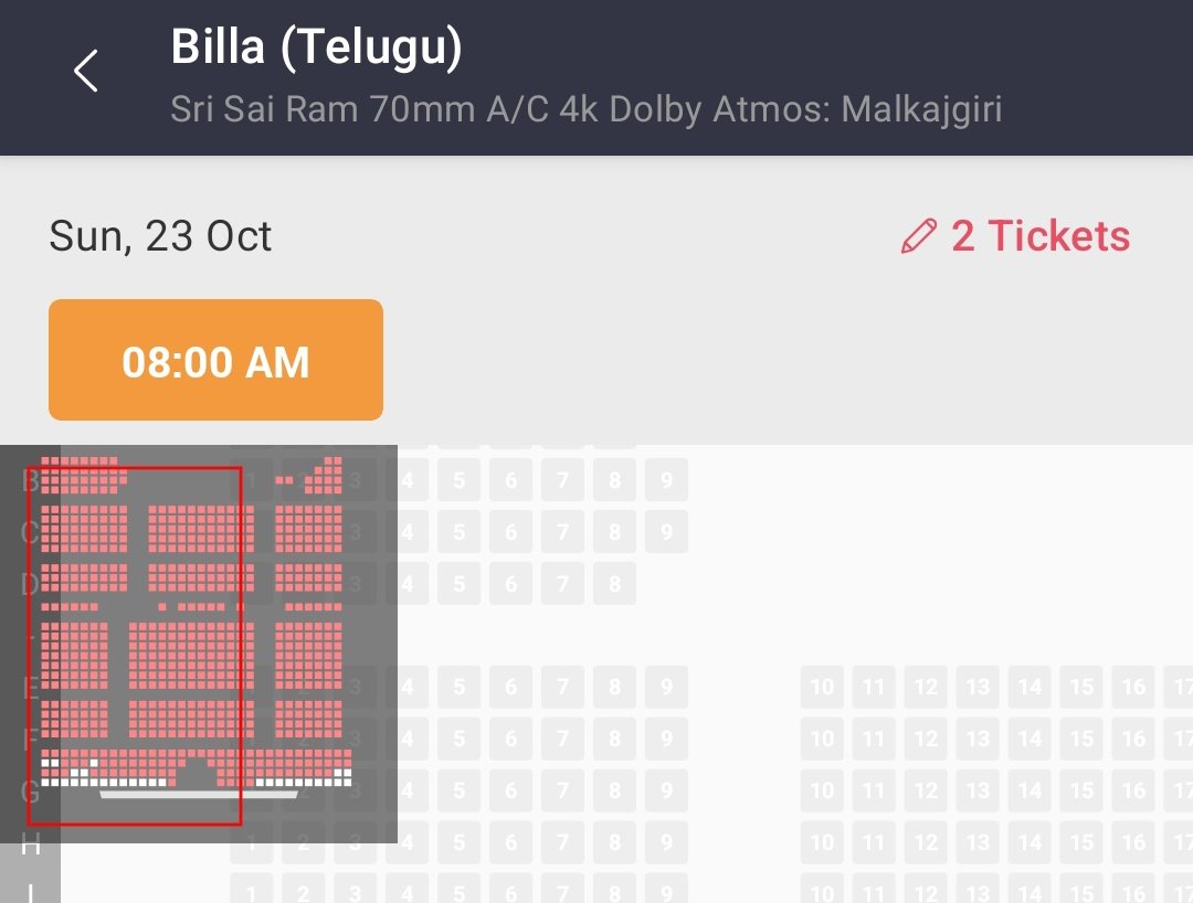 vamsi2131's tweet photo. #Billa4K Hyderabad Early morning shows bookings before 4 days  🔥🔥

Celebrations Matram Next level Untai 💥

#Prabhas #Billa 😎😎
#Billa4K https://t.co/U381y6fjl7