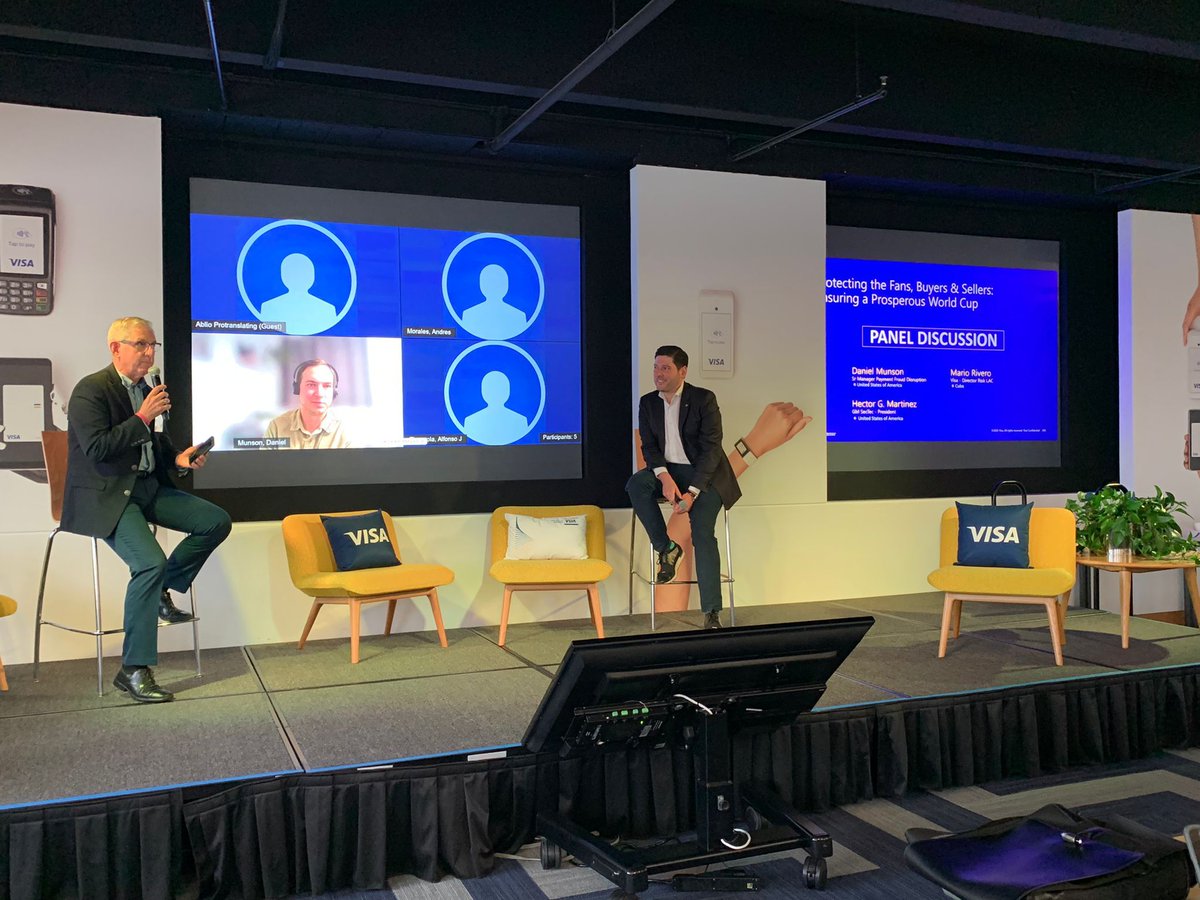 gmsectec's tweet photo. Thank You to our friends and alliance partner @Visa for having GM Sectec's HΓ©ctor Guillermo M. at the #LAC #ROEC π‘οΈ this week in Miami. #GMsectecProud #VisaLAC https://t.co/axiG7Nxqid