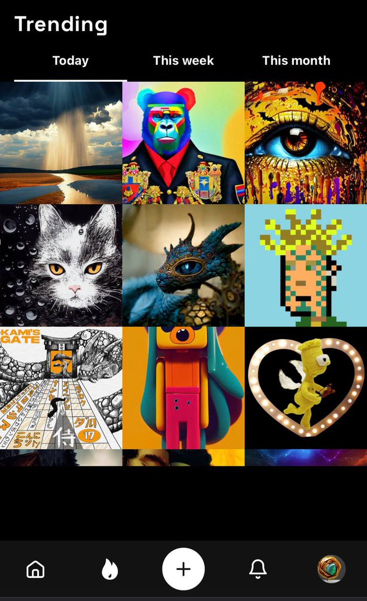 The_075DAO's tweet photo. Congratulations to 075 members @dondsous and @blockchain_gem for taking the #1 and #3 spots on @Showtime_xyz. #DonDSous #BlockchainGem #The075 #075AI #Showtimexyz #NearisNow #Solana #L222 #aiartist #aiartcommunity #AIartists https://t.co/vCySUg9n37