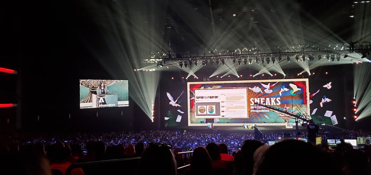 jdshindler's tweet photo. #ProjectBlink allows editing video like editing text. Wild. #AdobeMAX2022 #adobemaxsneaks https://t.co/sn6rPnGMiV