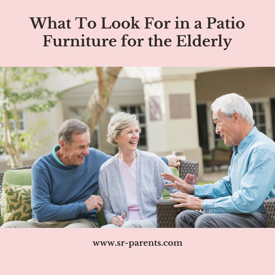 senior_parents's tweet photo. If you're looking for patio furniture for the elderly, be sure to take note of these tips before buying one! 💕
Know more here>>> https://t.co/PJLueVMEI0
#productsforseniors #seniorcare #seniorliving #seniorparents #patiofurniture #caregiving #patio #aging #retirementgoals https://t.co/aT8XViAKHn