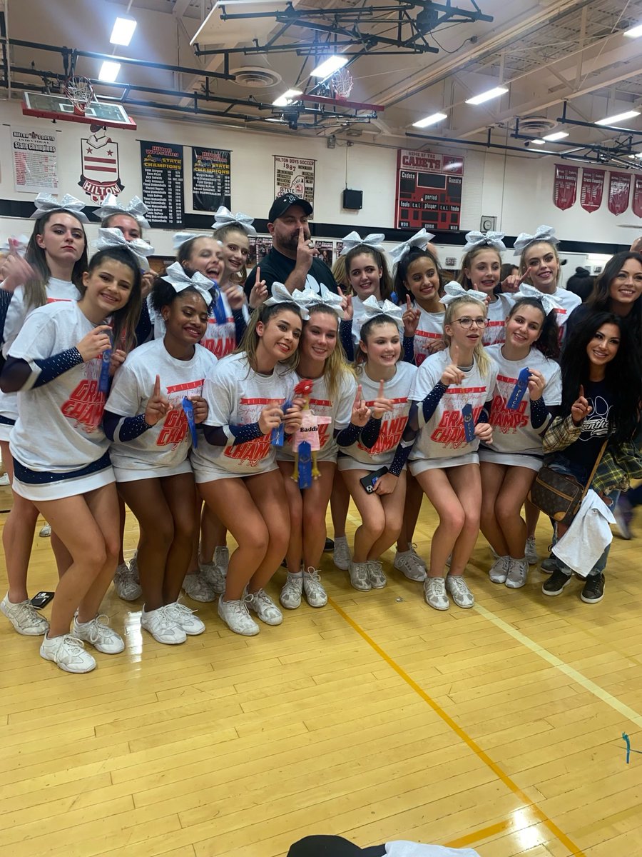 Congratulations <a href="/PittsfordCheer/">Pittsford Cheer</a> 
1st Place
Grand Champions at <a href="/HiltonCadets/">Hilton Athletics</a> Comp!