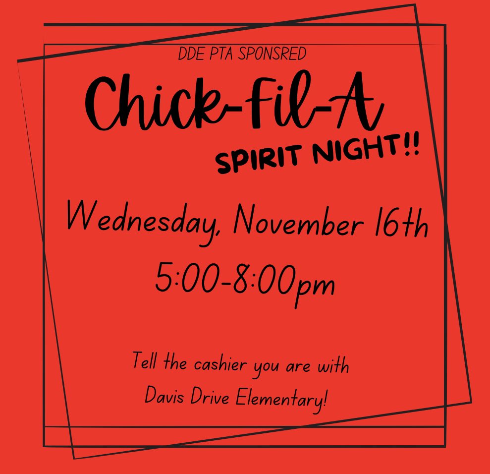 Davis Drive Elem PTA 21 tweet media