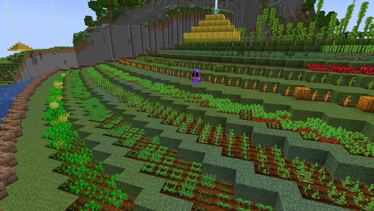B00MBASTUS's tweet photo. Desaparecido de twitch, pero no del @nokiverso (servidor de mecenas del @DoctorNok ) ya casi termino mi zona de cultivos, ahora, ¿Alguien tiene algún diseño de silo y de algún granero que me quiera proporcionar? XD https://t.co/ER5QhIVjCy