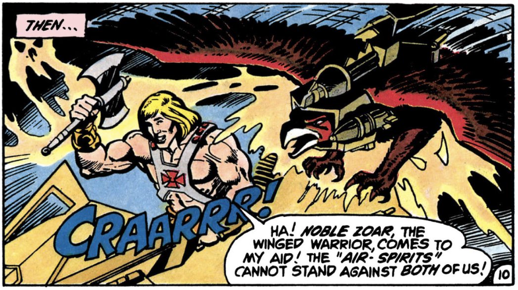 typedbyme's tweet photo. From the mini-comic “The Magic Stealer”, He-Man and Zoar on the Attack-Trac!
#HeMan #Zoar #AttackTrac #MastersOfTheUniverse #MOTU https://t.co/EtZ7QeEYFB