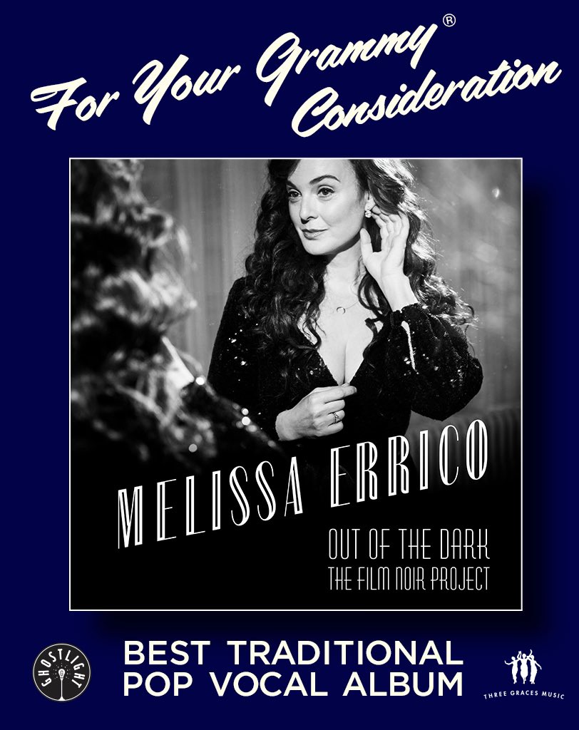 melissa_errico's tweet photo. 2/2 We recorded classic as well as modern extensions of noir. Noir music for our noir time, was my aim. It was an incredible & haunting experience. A kind of intellectual fantasy with a profound wish for hope & light.”
- Melissa Errico #fyc #foryourconsidersation #grammyawards https://t.co/cIpZ0EuaGt
