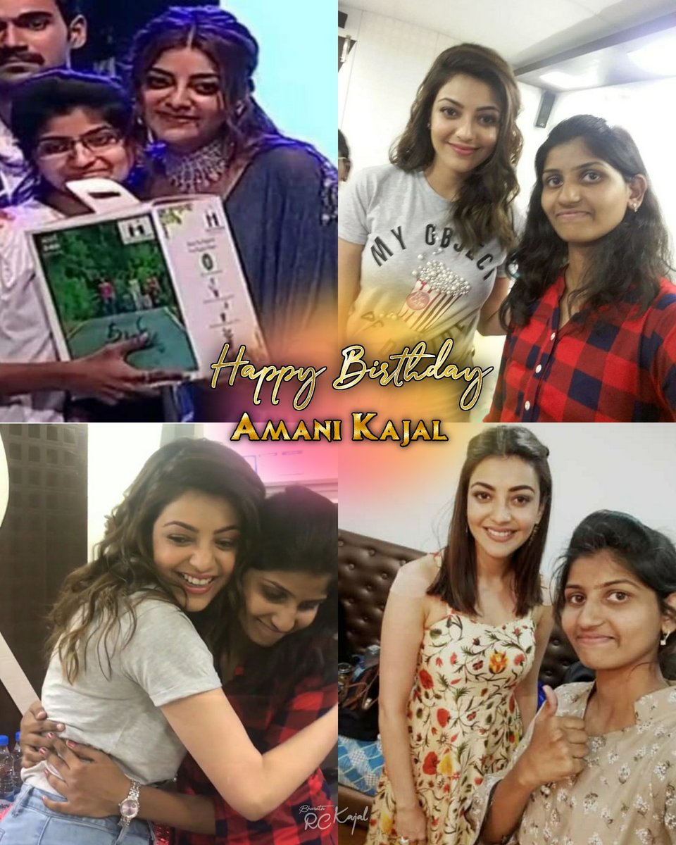 Wishing u a very happiest birthday akka😍❤️ @amanikajal @MsKajalAggarwal @kajalismteamoff #KajalAggarwal