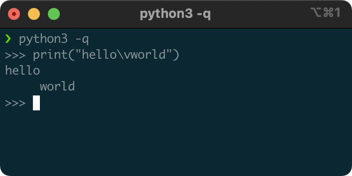 I was today many days old when I discovered that ASCII contains a vertical tab character (0x13) as well.