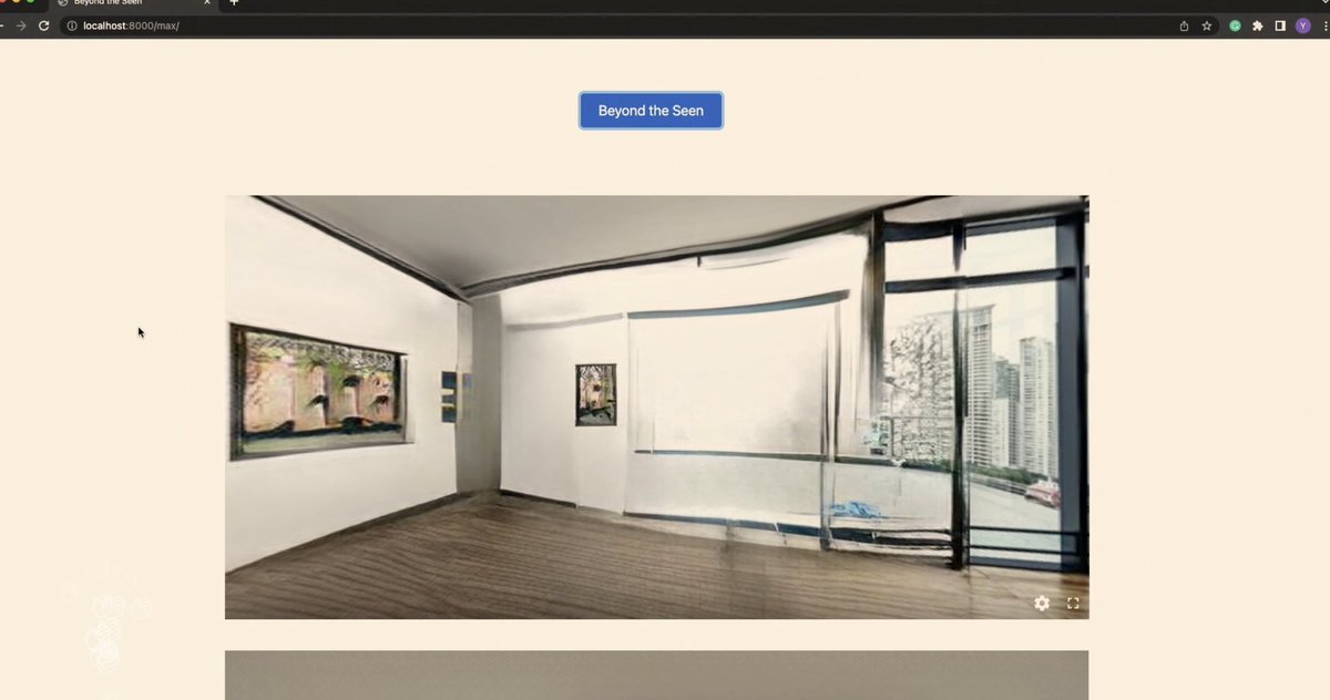clockmaker's tweet photo. Adobe Sneaksの発表。
部屋の写真から、撮っていない裏側を生成する技術「#ProjectBeyondtheSeen 」
撮っていないはずのパノラマ写真が生成できる。
応用として、3Dの環境マッピング(反射)に使うことができる。Substance 3D Stagerを使ってデモ。
#AdobeMAX #AdobeMAX2022 https://t.co/fU7i0miPCL