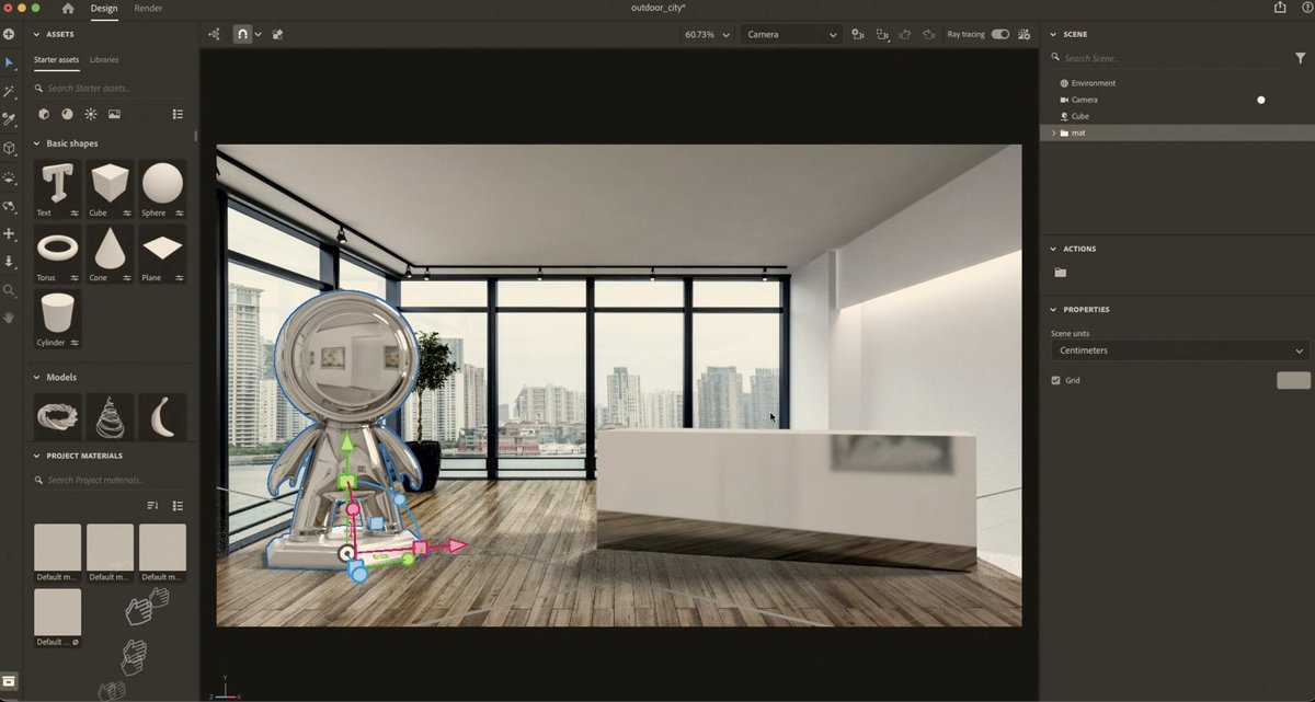 clockmaker's tweet photo. Adobe Sneaksの発表。
部屋の写真から、撮っていない裏側を生成する技術「#ProjectBeyondtheSeen 」
撮っていないはずのパノラマ写真が生成できる。
応用として、3Dの環境マッピング(反射)に使うことができる。Substance 3D Stagerを使ってデモ。
#AdobeMAX #AdobeMAX2022 https://t.co/fU7i0miPCL
