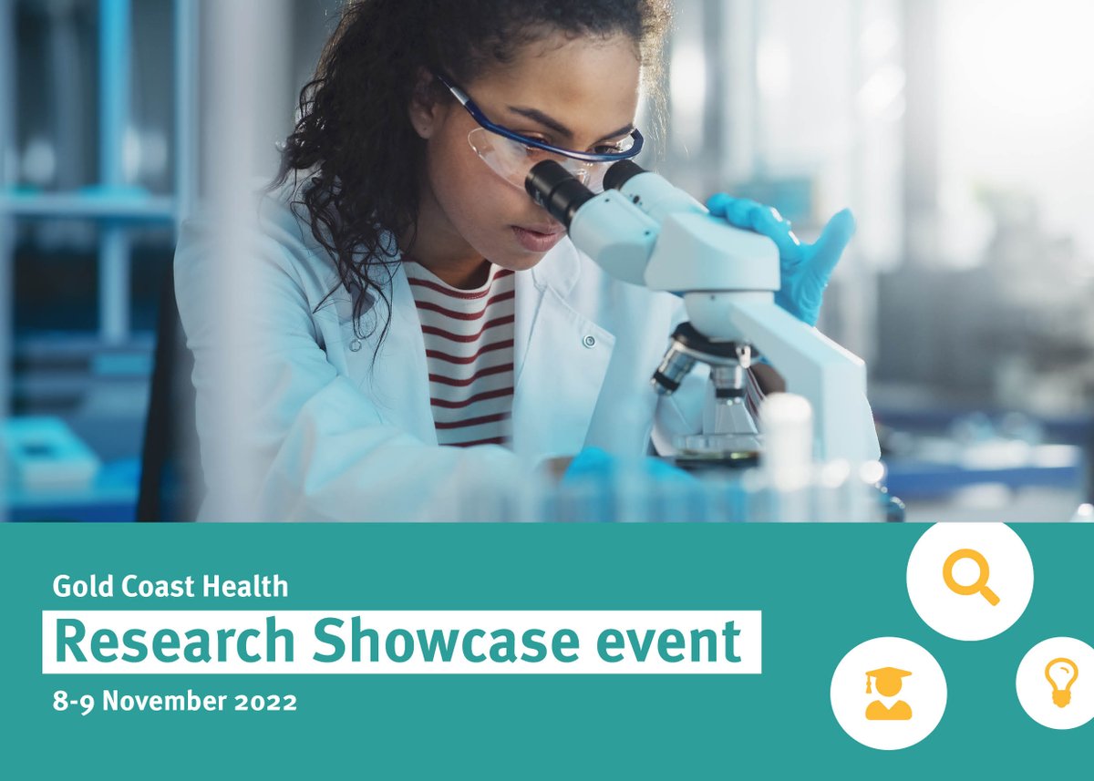 The Gold Coast Health Research Showcase (8-9 November) will be hosted at Gold Coast University Hospital and virtually. Hear about highlights from the year and how data and AI is being leveraged in healthcare. Register here 👉 bit.ly/3e7r5kP #AlwaysCare #GCHResearch
