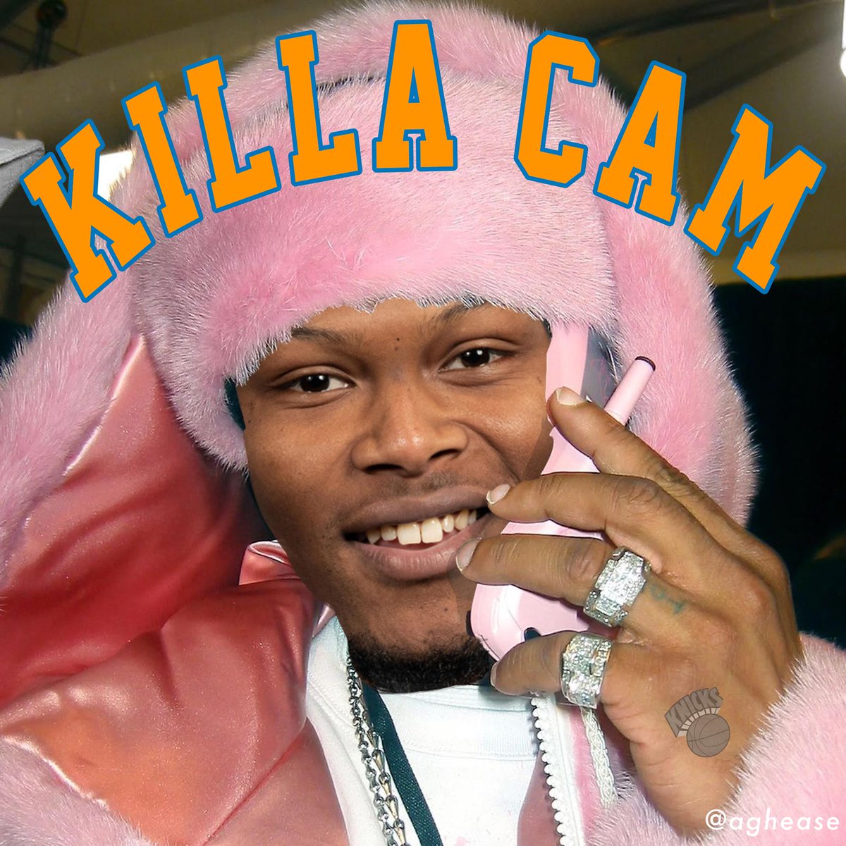 FAM603's tweet photo. KILLA CAM FORCES OT!!! #Knicks https://t.co/17Cc4MHUAF