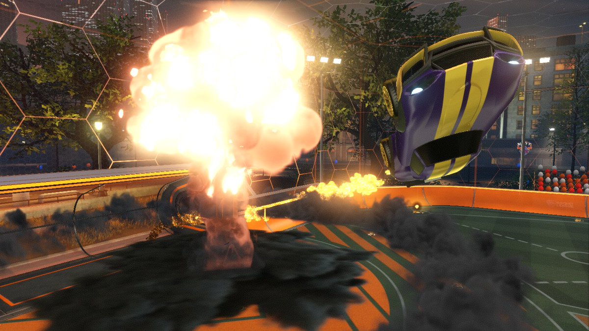RaggyAnn2015's tweet photo. Car - Nemesis
Decal - Stripes
Wheels - Dieci-Oro
Boost - Golden Cosmos
Trail - Blazer
Goal Explosion - Tactical Nuke
Bakkes mod was NOT used to make this preset.
#FitCheck #FitCheckContest #RLFitCheck #RLFitCheckContest https://t.co/MtEz8OaP51