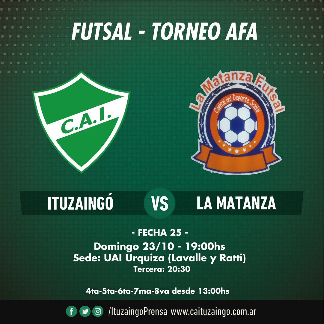 ⚽️ Este domingo recibimos a #LaMatanza por la fecha 25.

#VamosVerde 💚