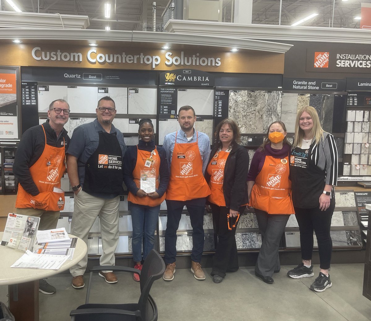 BrooklynW_THD's tweet photo. Got to walk with the amazing Scott Garner and @TaraTuckerTHD and the fabulous teams at Madison and South Huntsville! Learned so much, always love their support, and knowledge. #Development #learngrow #drivingleads #fillthepipeline #JUSTASK #BIGmoney #EASYmoney @HDIMakeoverMike https://t.co/snU11w35ku