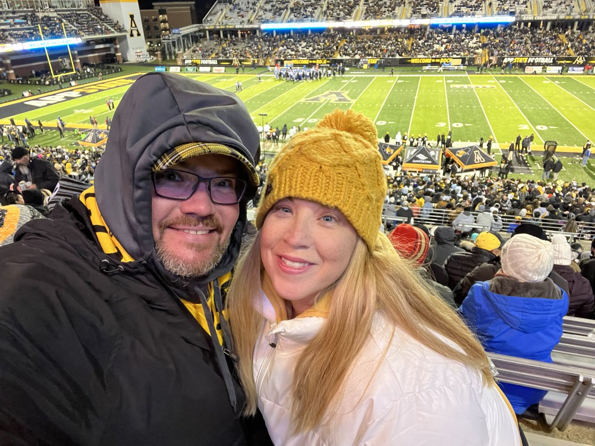 CharleyBelcher's tweet image. Cold weather = football. 
@AppState_FB 
#GoApps #BeatGSU