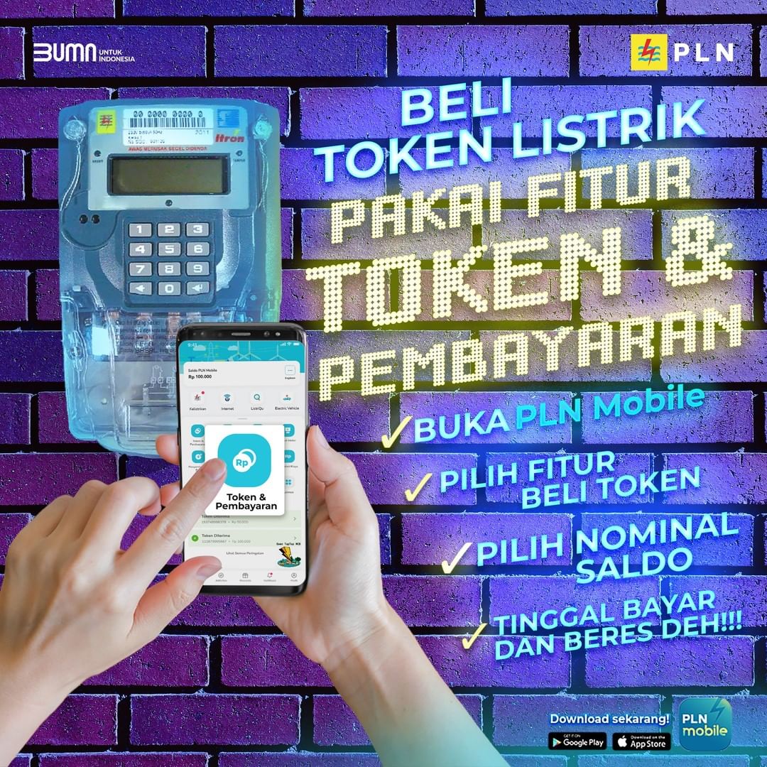 Ricky_dst's tweet photo. Electrizen yg masih bingung cra beli token listrik pakai PLN Mobile mana suaranya? Aku kasih tau caranya: 1. Buka aplikasi PLN Mobile 2. Pilih fitur beli token
3. Pilih nominal saldo 
4. Tinggal bayar dan beres deh! . 
Gimana? Gampang dan praktiskan!.
#PLNMobile #SemuaMakinMudah https://t.co/donmbklACe