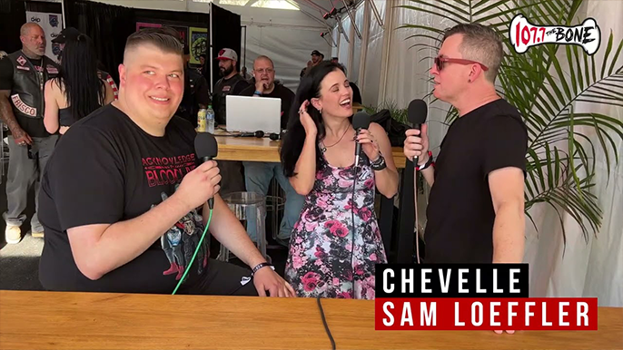 1077TheBone's tweet photo. "It is emotional music, coincidentally it's not called emo"  🎶 🖤

Check out @ChevelleInc's full interview ➡️ https://t.co/0KWvYOugpY

#Aftershock https://t.co/hEROXBGAEA