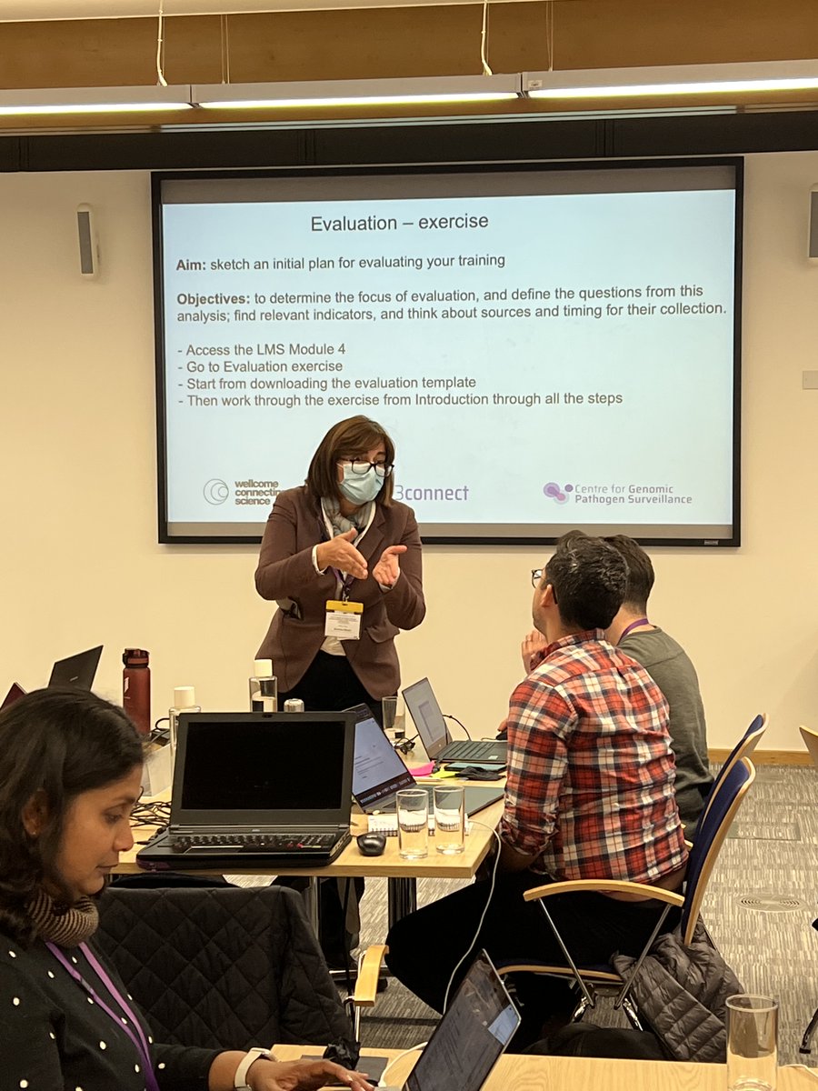 Day3. Participants learn how to sketch an initial plan for evaluating their training, using formative and summative evaluation methods. @dusanka @RGBerkson  #TtT @connectingsci @TheCGPS @UKRI_News