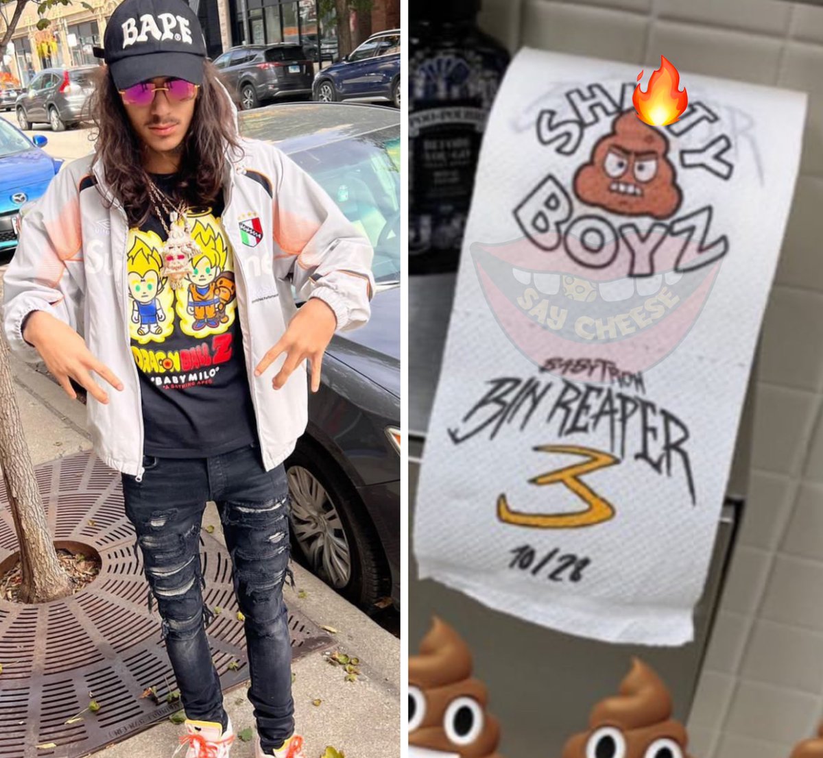 SaycheeseDGTL's tweet photo. Detroit rapper Babytron was selling toilet paper to his fans &amp; he sold out in 2 hours. https://t.co/5lROomOabg