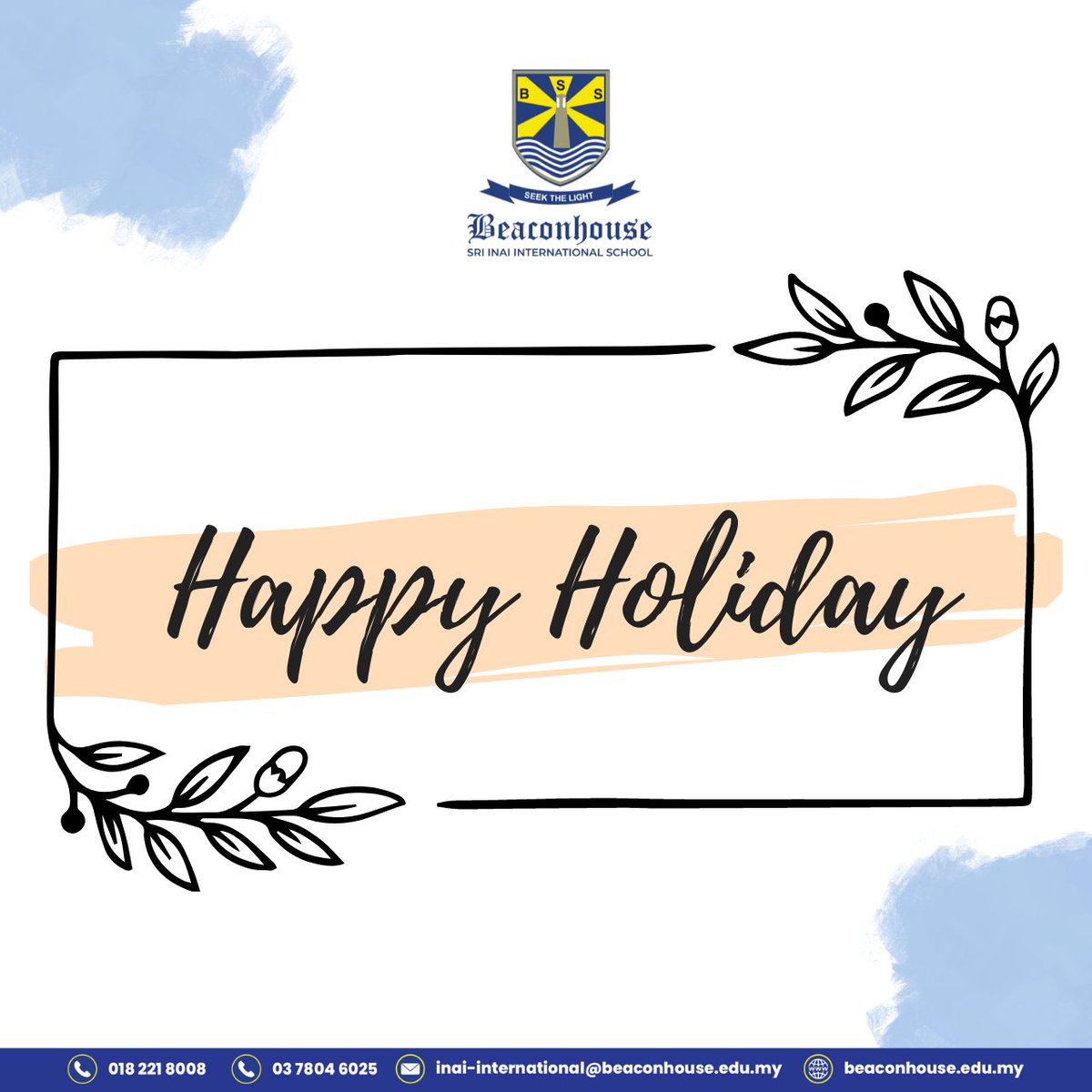 inai_sri's tweet photo. Wishing all our students a truly wonderful Holiday filled with peace and love! Make the best of this holiday by following what your heart wishes.
Moreover, good luck to Year 11 students who are continuing their IGCSE exams in school.
#schoolholidays #IGCSE #pjschool #BSIIS https://t.co/AI6nkeMmLs