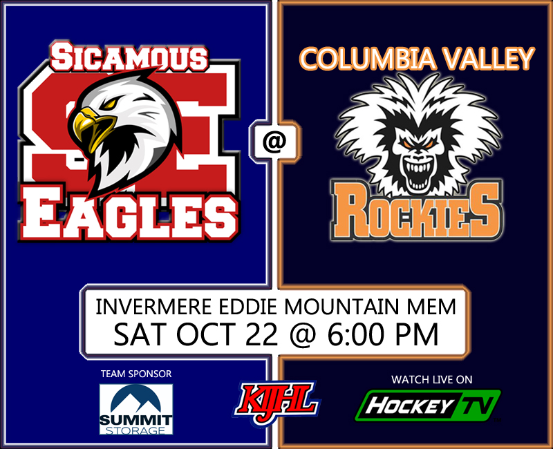Sicamous_Eagles's tweet photo. ROAD TRIP! Starting with Friday Night in Fernie. Saturday we head to Invermere to take on the Columbia Valley Rockies. Tomorrow is Credit Union Day and these road trip games are sponsored by #SASCU and #SummitStorage. #GoEaglesGo #roadtrip @KIJHL @KijhlS
#PacificTime https://t.co/X3Ul8fixl6