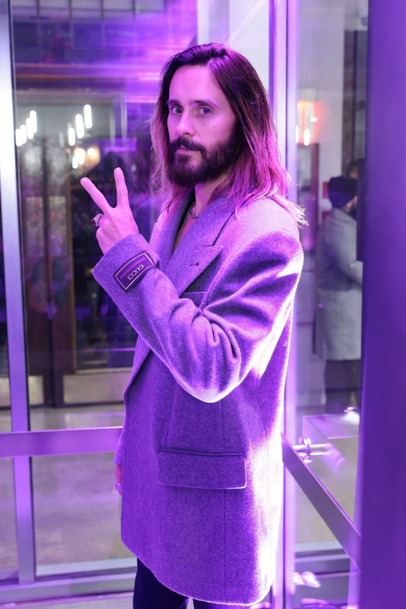 MorbyLeto's tweet photo. Jared Leto at Dover Street Market introducing his new skincare brand Twentynine Palms in NY 💜 (Oct 19, 2022) https://t.co/mE3183tFKJ
