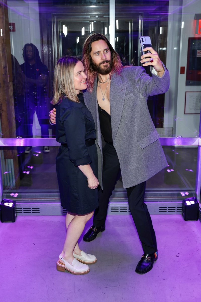 MorbyLeto's tweet photo. Jared Leto at Dover Street Market introducing his new skincare brand Twentynine Palms in NY 💜 (Oct 19, 2022) https://t.co/mE3183tFKJ