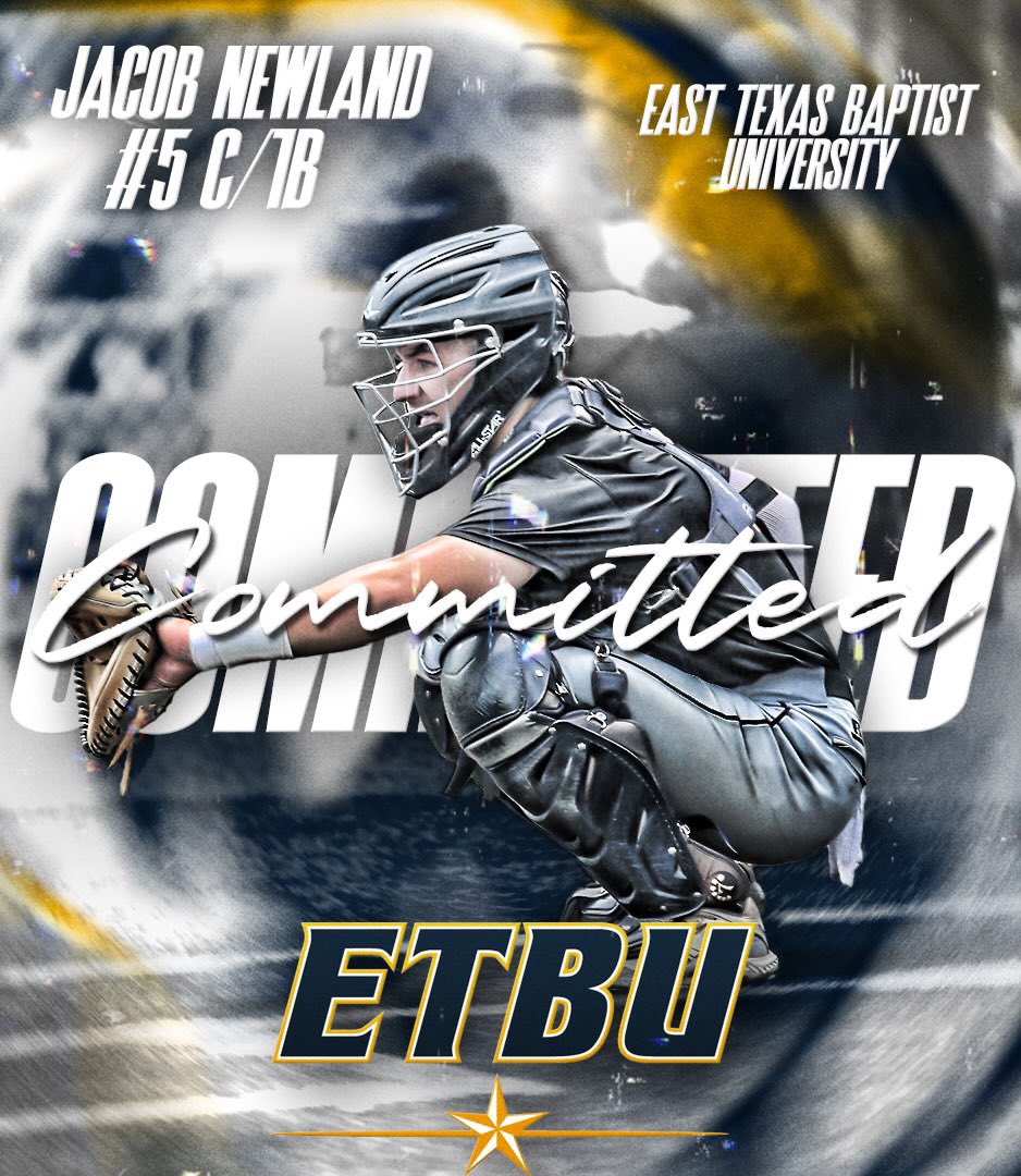 JacobNewland5's tweet photo. Super excited and blessed to announce my commitment to ETBU. Special thanks to all of the coaches who helped me through this process. Excited for what is to come!!🐅 @tswade7 @EagleBmartinez @NDISDAthletics @5starpb_woytek https://t.co/xIjWjnGWjP