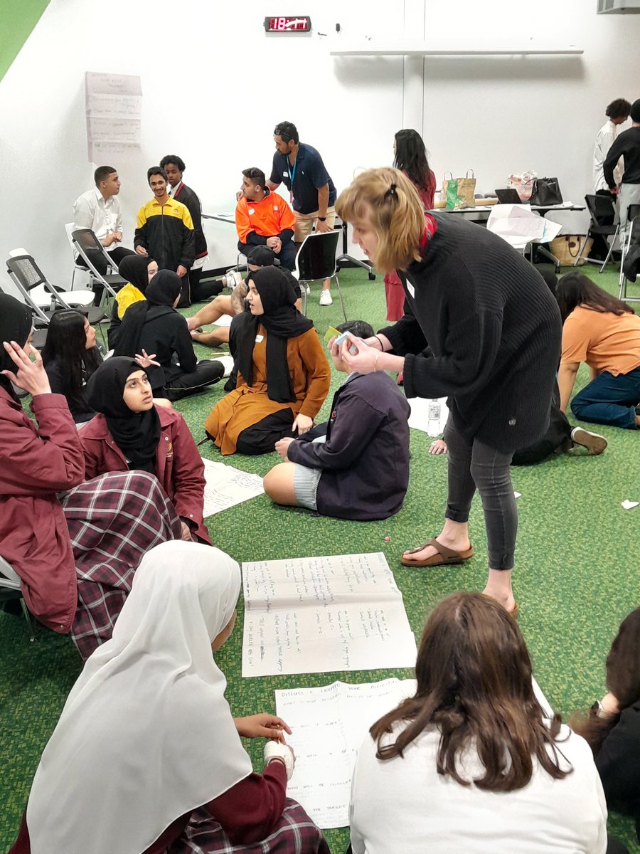 ReclinkAus's tweet photo. An intelligent, engaged and articulate group of young people turned out on Tuesday at Mill Park for the Whittlesea @VicHealth / YLab Global Co-Design Workshop, which are helping to shape the future of Reclink Australia (and indeed the country!) 🇦🇺
#FutureActive #FutureHealthy https://t.co/8FvgV9Ro4X