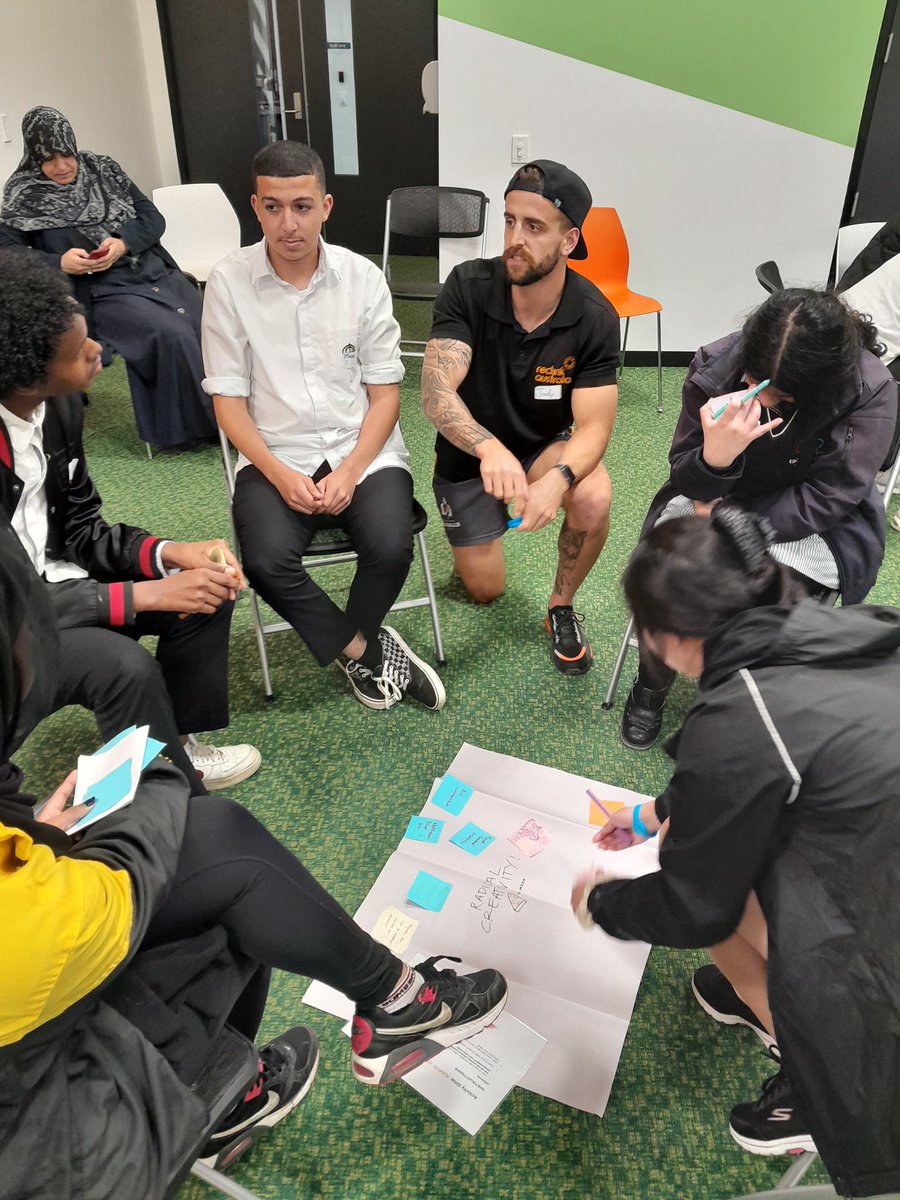 ReclinkAus's tweet photo. An intelligent, engaged and articulate group of young people turned out on Tuesday at Mill Park for the Whittlesea @VicHealth / YLab Global Co-Design Workshop, which are helping to shape the future of Reclink Australia (and indeed the country!) 🇦🇺
#FutureActive #FutureHealthy https://t.co/8FvgV9Ro4X