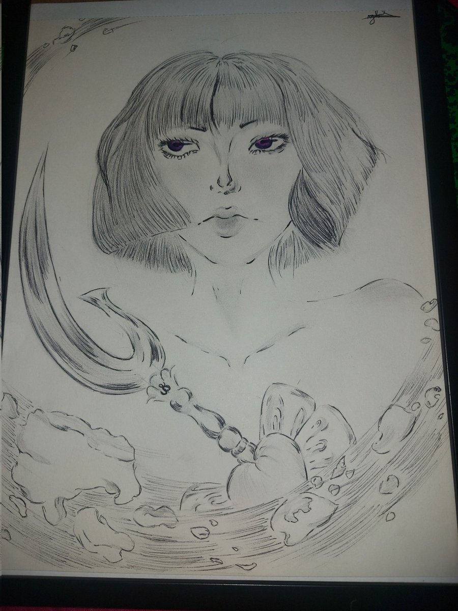 Mon fan art de sailor Saturn #manga #SailorMoonCosmos #sailormoon