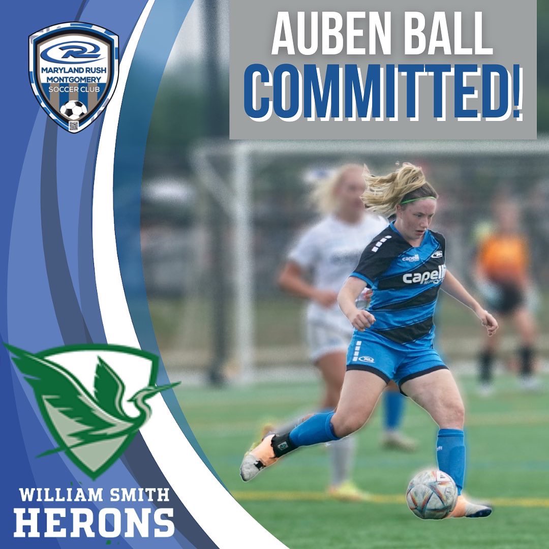 mrmsoccer's tweet photo. Congratulations to Auben Ball on her verbal commitment to @HeronSoccer! We are extremely proud of the hard work, dedication &amp; passion you put in to reach this goal. 

We can’t wait to see what your Senior MRM season &amp; future as a Heron holds!👏👏👏

#mocomd #maryland #dmvsoccer https://t.co/0dZuPTNE4v