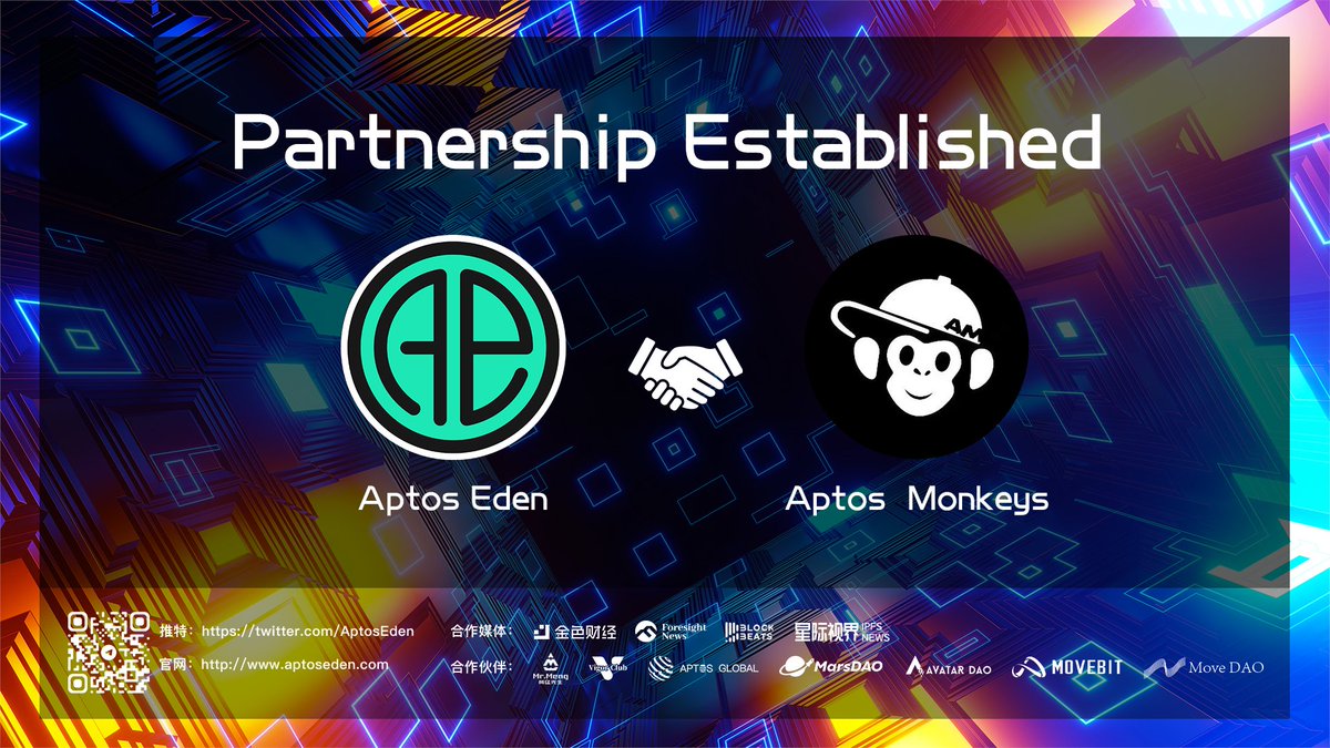 EdenX (@edenx_edu) on Twitter photo #Giveaway
🔥We announce our collaboration with Aptos ecosystem leader among NFT projects
🎁5xWl(3days)
1️⃣Follow
<a href="/AptosMonkeys/">Aptos Monkeys | ACT II</a>
@AptosEden
<a href="/Cryptostartup11/">xiaoyufu</a>
@wangzansen
2️⃣Like 💕and RT
3️⃣tag three friends
<a href="/AptosFoundation/">Aptos has moved to @Aptos</a> <a href="/moshaikhs/">Mo Shaikh</a> @AptosBuII <a href="/AptosglobalCN/">AptosGlobal</a> <a href="/MoveDAOofficial/">MoveDAO</a> #Giveaway
🔥We announce our collaboration with Aptos ecosystem leader among NFT projects
🎁5xWl(3days)
1️⃣Follow
<a href="/AptosMonkeys/">Aptos Monkeys | ACT II</a>
@AptosEden
<a href="/Cryptostartup11/">xiaoyufu</a>
@wangzansen
2️⃣Like 💕and RT
3️⃣tag three friends
<a href="/AptosFoundation/">Aptos has moved to @Aptos</a> <a href="/moshaikhs/">Mo Shaikh</a> @AptosBuII <a href="/AptosglobalCN/">AptosGlobal</a> <a href="/MoveDAOofficial/">MoveDAO</a>