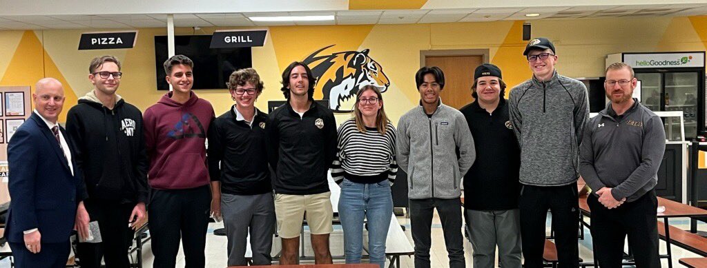 EPTigersGolf's tweet photo. Put the finishing touches on an amazing year tonight at our awards ceremony! We honored our 8 irreplaceable seniors who helped bring home our first MSC Title in 31 years, talked to the younger levels about taking the next step &amp; got school board recognition at the meeting tonight https://t.co/9dGOTGJTyx