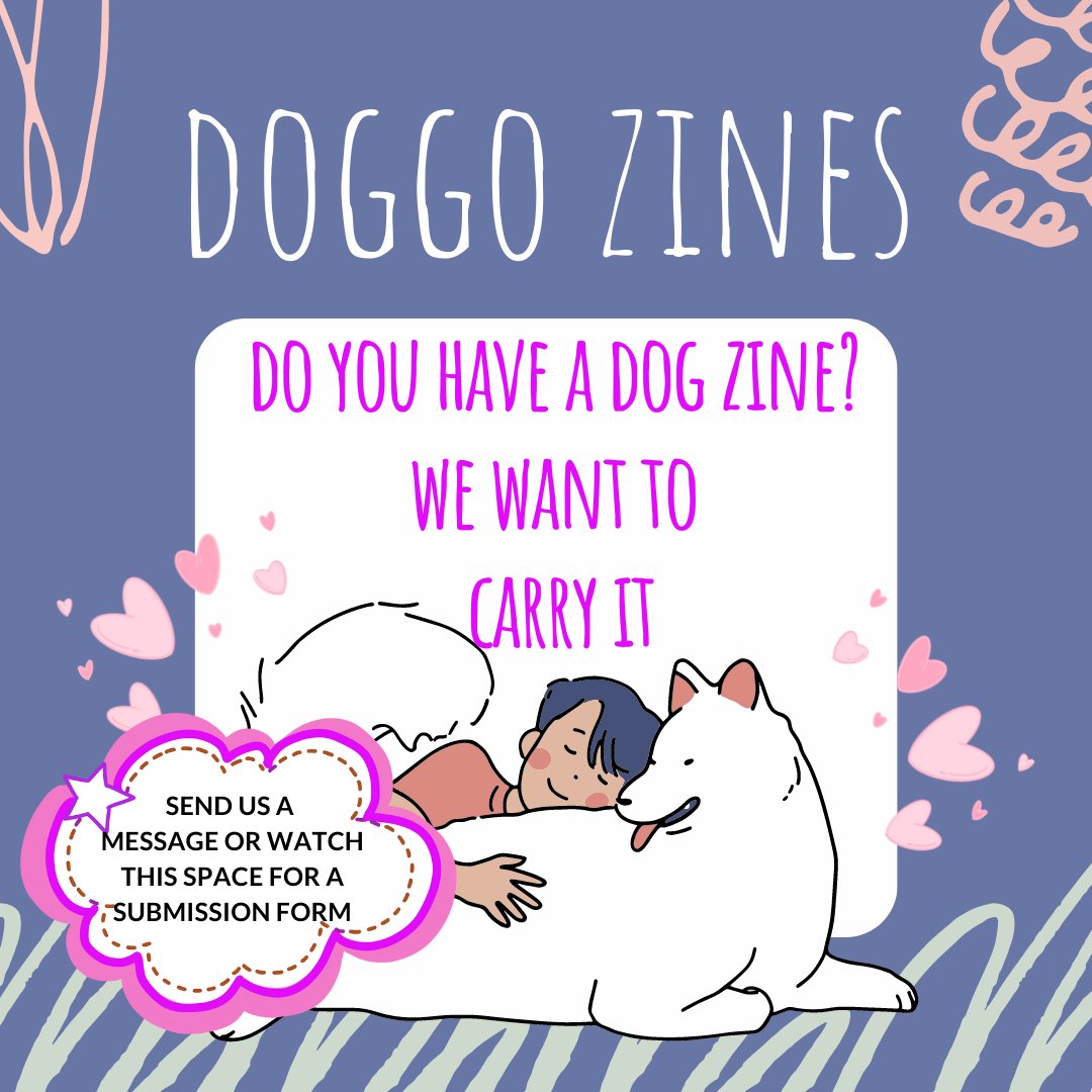 HResistPress's tweet photo. do you have a dog zine? That's puptacular. We want to carry it. 
https://t.co/YB0HLFQCRr https://t.co/J1DTNq0Wf3
