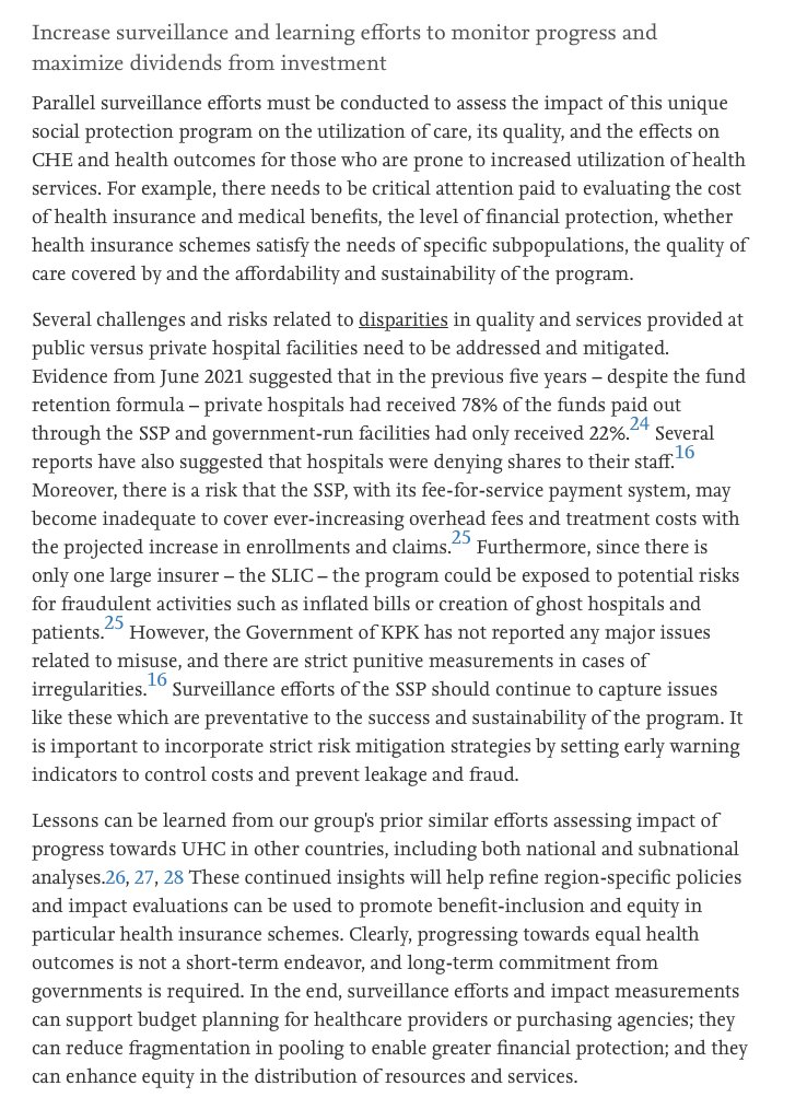 #8 4th most important data infrastructure for surveillance (hard to manage impact without key indicators) -while access is great, next step creating quality metrics -transparency on cost sharing within programs -Learn lessons from other countries experiences (Brazil, Thailand)