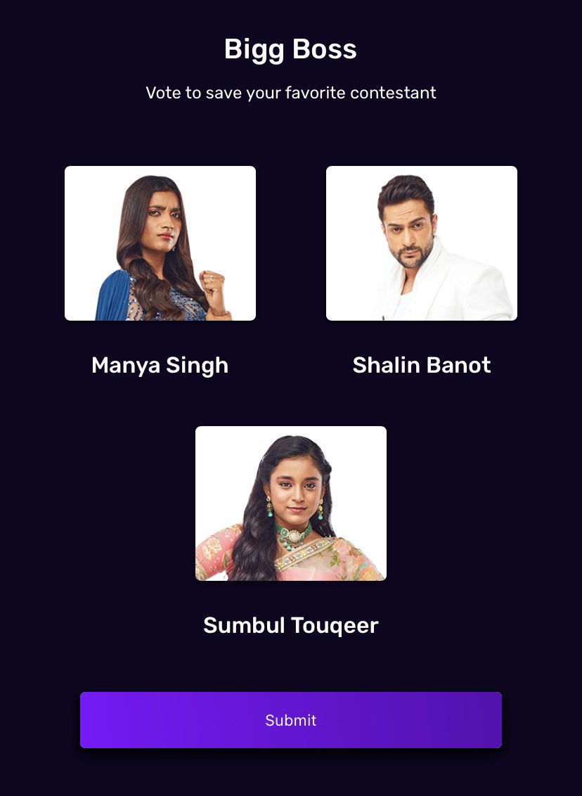 The_Bluntreport's tweet photo. Who is going to evict this week ? 
#SumbulTouqueerKhan 
#ShalinBhanot 
#Manyasingh 

RT for @shalinbhanot 
❤️for @TouqeerSumbul 
Comment for @ManyaSinghMI https://t.co/38n6F9rpe9