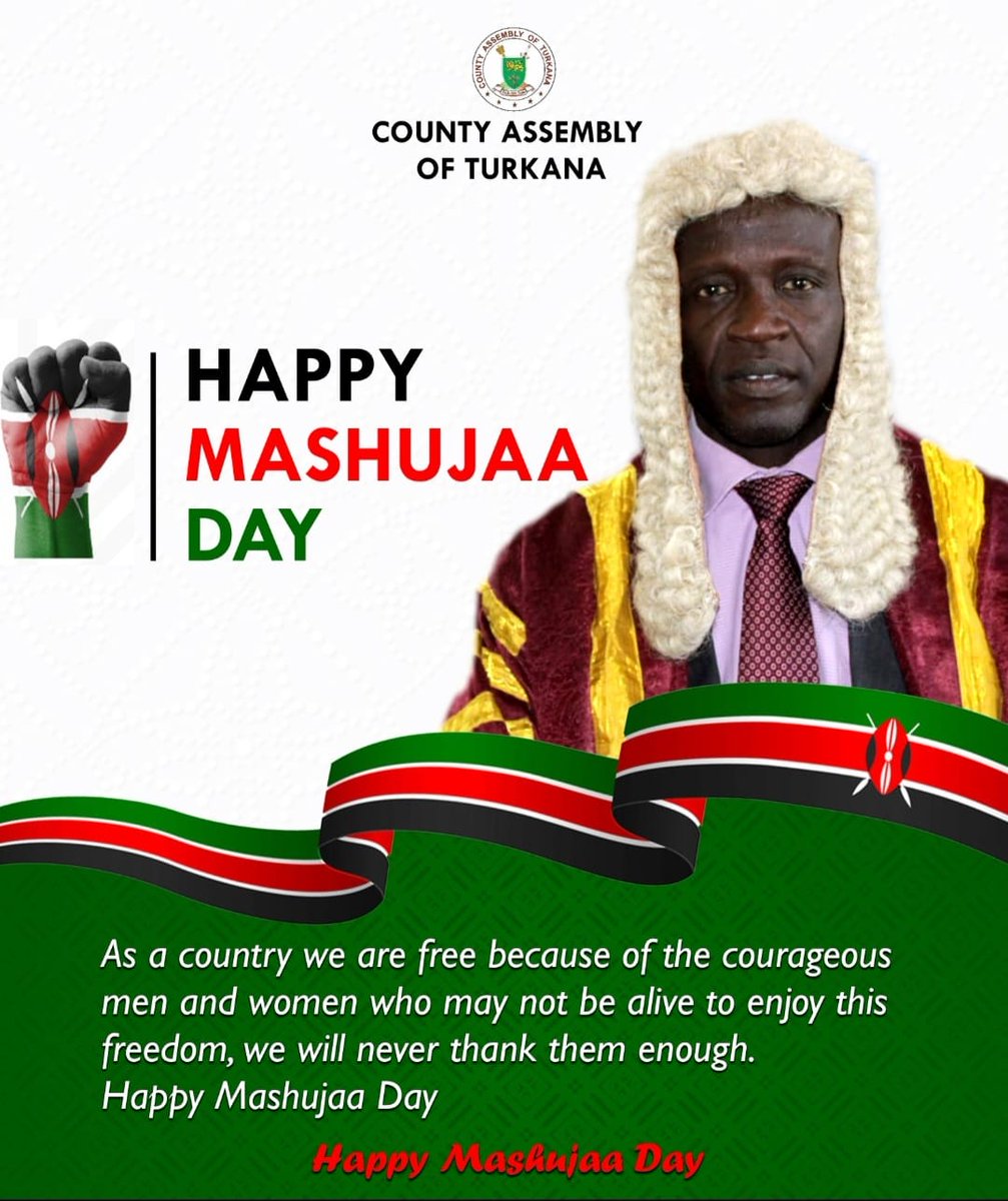 Rt.Hon. <a href="/CNakuleu/">Hon. Christopher Nakuleu</a> wishes you a Happy Mashujaa Day.