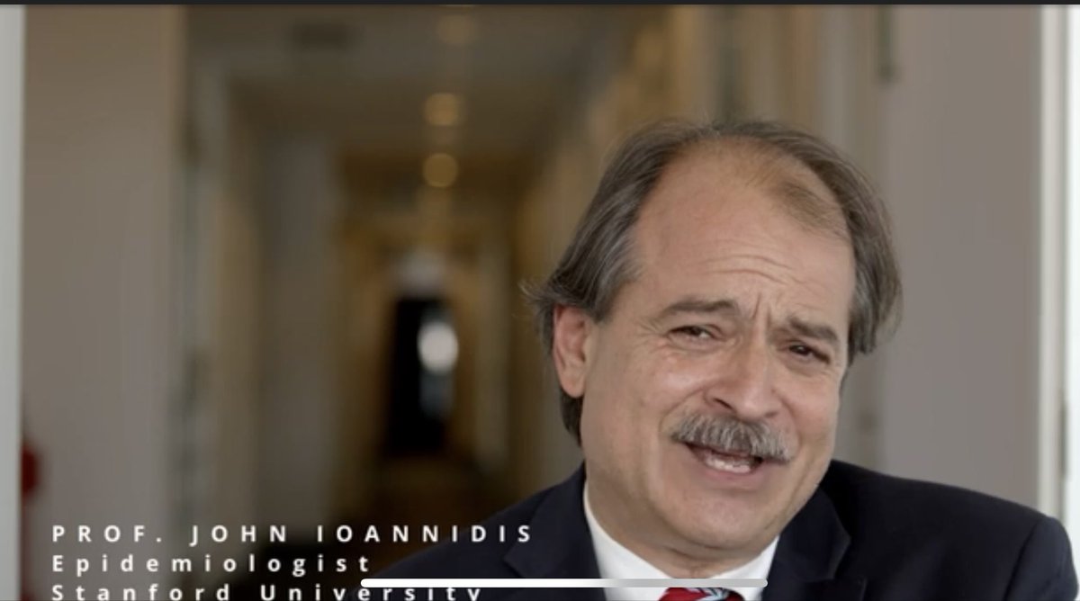 MLevitt_NP2013's tweet photo. My most important tweet ever: a must see 75 minute movie featuring John Ioannidis. https://t.co/28Th0jtJC4

Meeting John Ioannidis was the best thing that I experienced since COVID-19 struck in January 2020. It makes all the insults, abuse &amp; discrediting I suffered worthwhile. https://t.co/9Gwzk4m98d