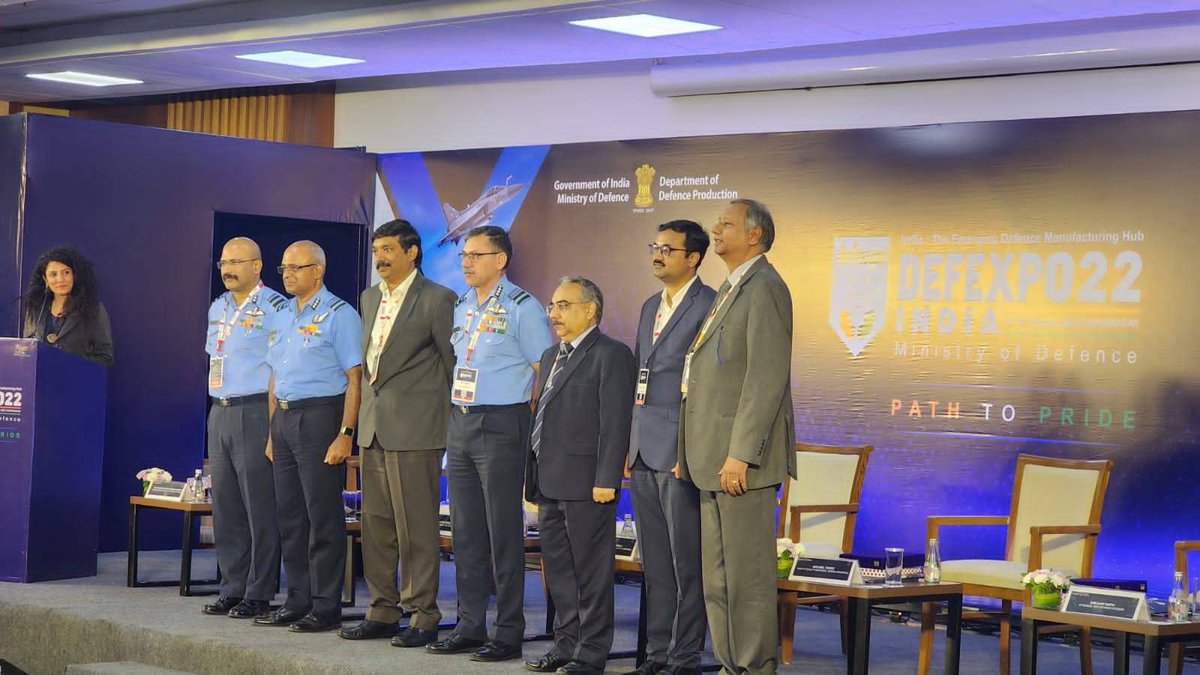 IAF_MCC's tweet image. As part of #DefExpo2022, #IAF in association with @SIDMIndia conducted seminar on "Certification of Airborne Stores".

It was heartening to see the enthusiasm shown by the industry and the widespread appreciation by the audience.

#AtmaNirbharBharat
@defexpo2022