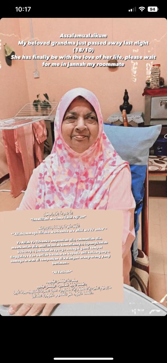 farrah_osman's tweet photo. Alhamdulillah, ramai yg mendoakan perjalanan terakhirmu, 
Senyuman terakhir dirimu sebelum dikafankan…
The last happy smile of u.. https://t.co/b2IoDa8XD6