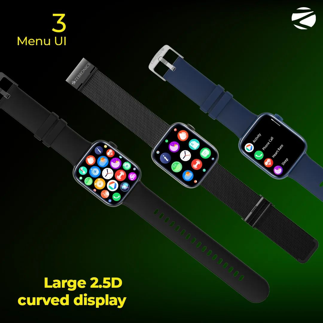 TechyPreacher's tweet photo. Zebronics Smartwatch
1.8" 2.5D Curved Display
Sp02, Blood Pressure
Heart Rate Monitoring
IP67 water resistance
100+ Customisable watch faces
Inbuilt games, voice assistance
3 Menu UI
#zebronics #BluetoothCallingSmartwatch https://t.co/loJQTfuVox