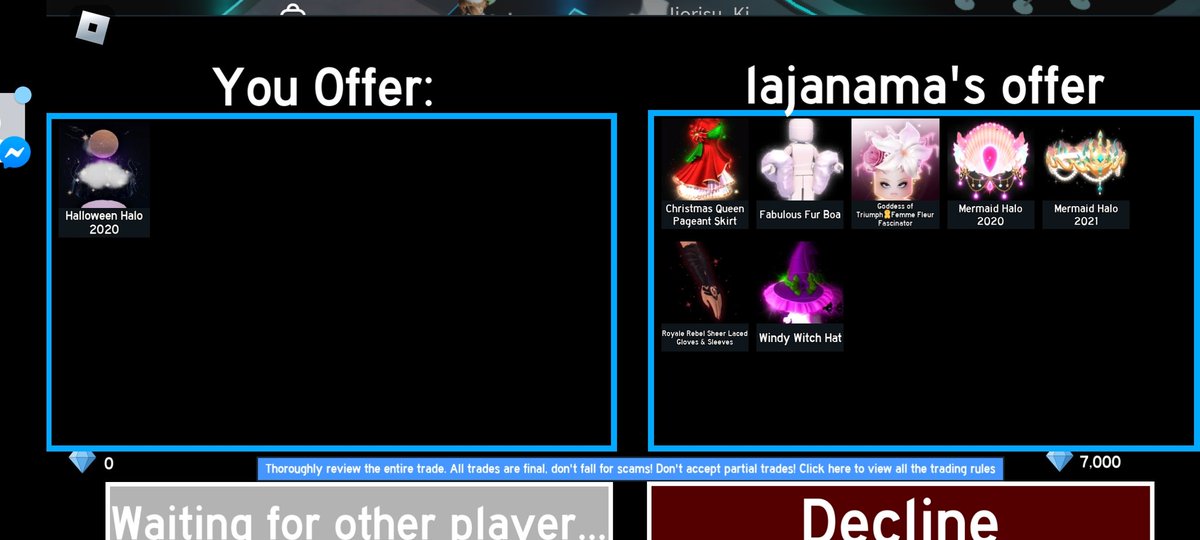 4Tkk0's tweet photo. @MALLARIAUBREY Goth Lol Items are decreasing, Springy22 &amp; Hal 20 increasing https://t.co/sJMrvJzGKW