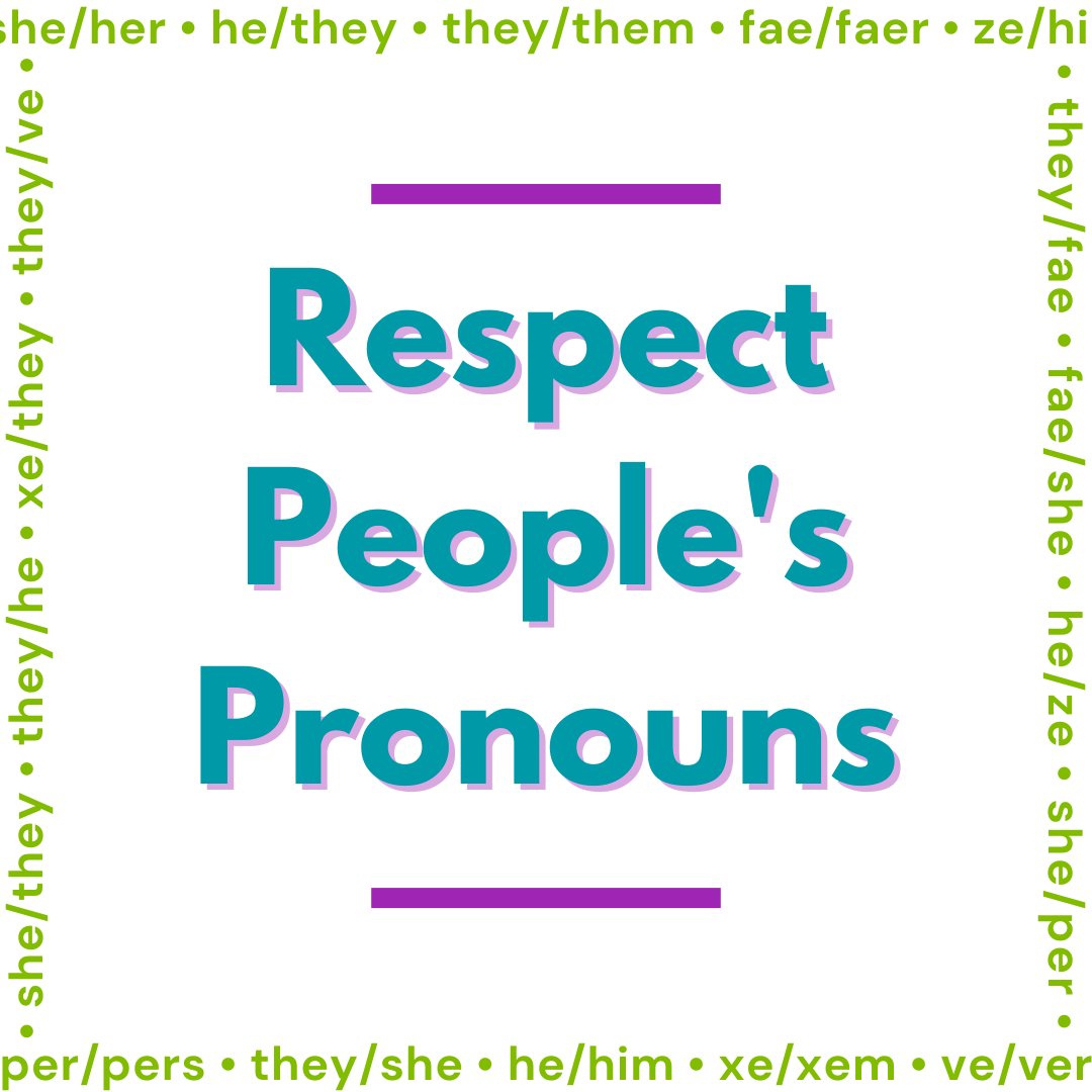STESA_SB's tweet photo. International Pronouns Day seeks to make respecting, sharing, and educating about personal pronouns commonplace. Together, we can transform society to celebrate people's intersecting identities. #pronounsday https://t.co/SZuT7zB82e