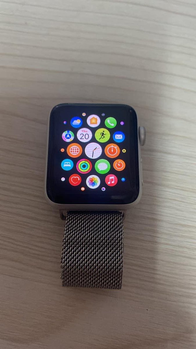 dearhamseung's tweet photo. Apple Watch s3 
อุปกรณ์ มีสายชาร์จ ไม่มีกล่อง 3300 พร้อมส่ง 
ทักมาขอดูเพิ่มเติมได้ค่ะ นัดรับแถวศิลปากร นครปฐมได้นะคะ #ส่งต่อapplewatch #AppleWatch มือสอง #ส่งต่อAppleมือสอง https://t.co/WOnnlEayAF