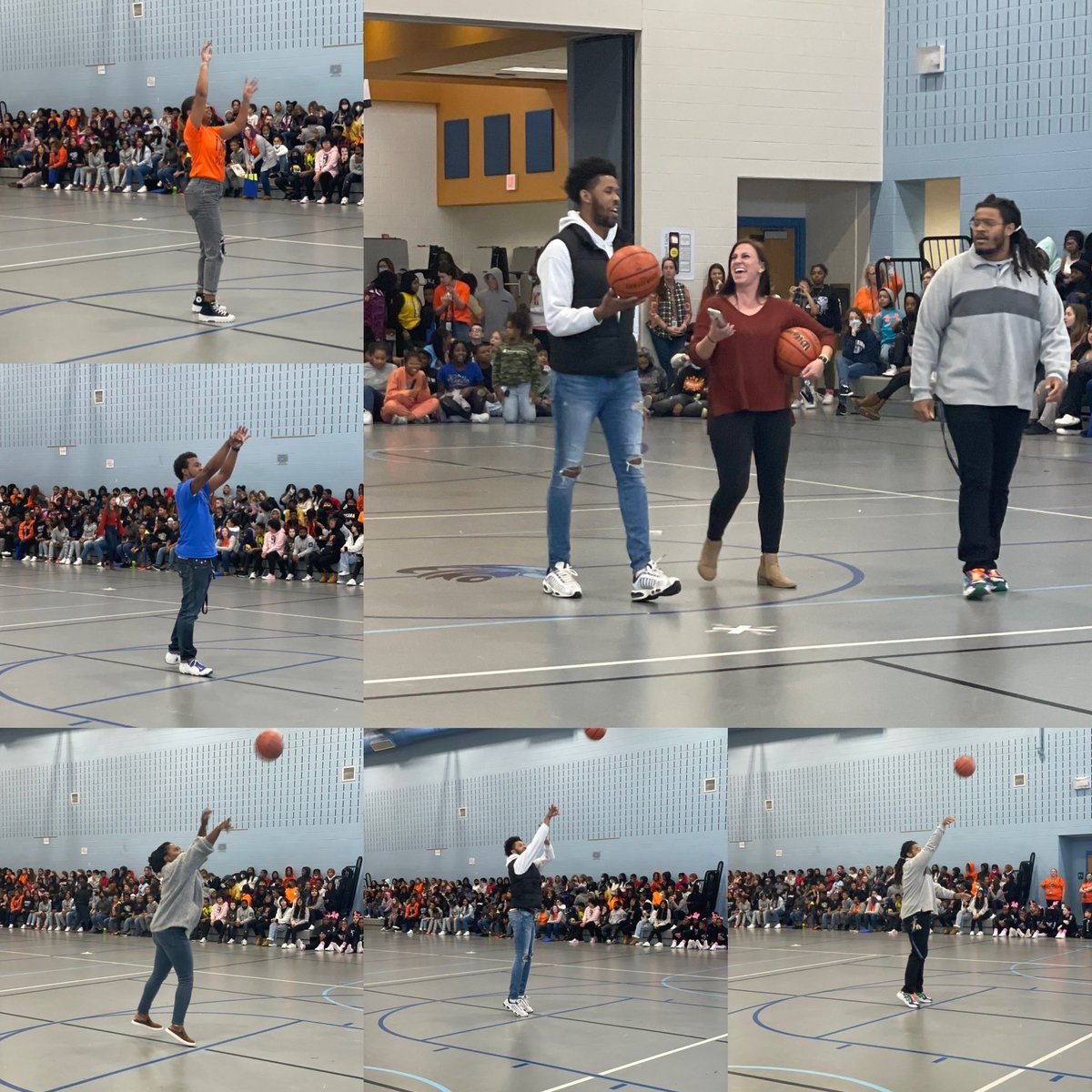 eduMelacated's tweet photo. Lost my voice showing my @ElkoMiddle PRIDE cheering for our community! Our Educators && Scholars showed up and showed out! Our first Pep Rally of the year is one to be remembered!! #UnityDay22 #NoPlaceForHate #FallSports #FunCompetition https://t.co/MiRgWmjPwQ