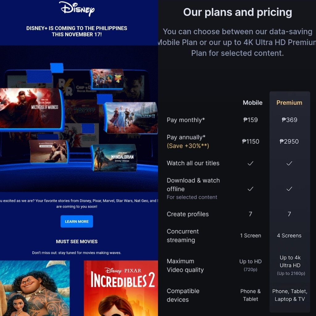 philconcerts's tweet photo. Disney+ is coming to the Philippines on November 17. https://t.co/6jWEbfFfsD