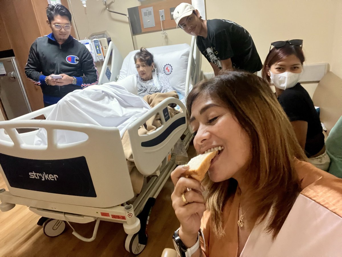 robmaghinang's tweet photo. Sharing here some picture of my lola’s stay in St Luke’s Medical for a major hip replacement surgery.

She is now doing very well and can walk with assistance around the house. https://t.co/VqD7z6mlpd