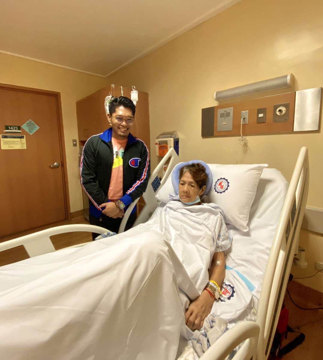 robmaghinang's tweet photo. Sharing here some picture of my lola’s stay in St Luke’s Medical for a major hip replacement surgery.

She is now doing very well and can walk with assistance around the house. https://t.co/VqD7z6mlpd